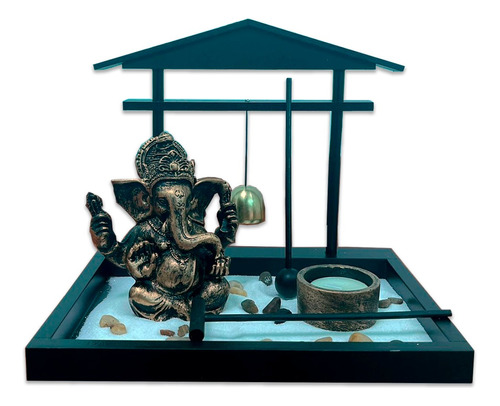 Jardin Zen Armonia Feng Shui Templo Chino Ganesh Elefante