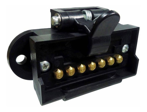 Imagem 2 de 4 de Tomada 7 Fases Dni8302 P/ Reboque Carretinha - Nylon 12v/24v