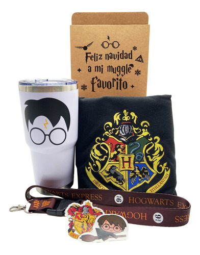 Kit Harry Potter Hp Navideño Navidad Regalo