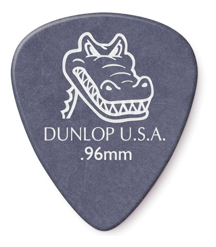 Palheta Violão Guitarra Dunlop Gator Grip 0,96 Mm Kit 4 Un Cor Roxo