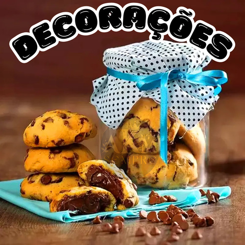 Gotas Pingo Mavalério Forneável 1,01kg Cookies Muffins