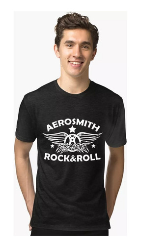 Remera Aerosmith  Cuello Redondo - A02 Infantil