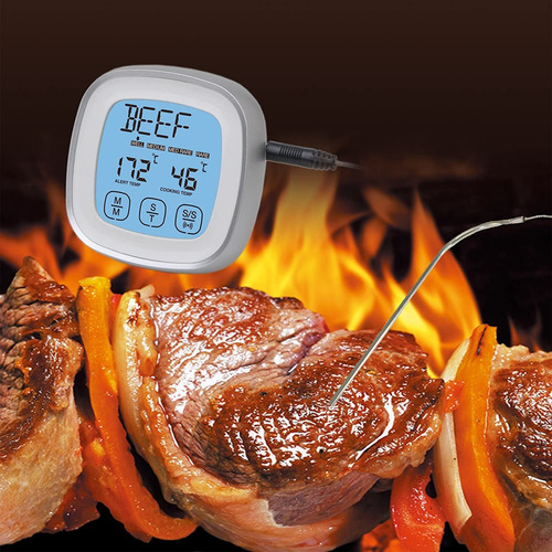 Termómetro Digital De Carne Para Alimentos En Horno Parrilla
