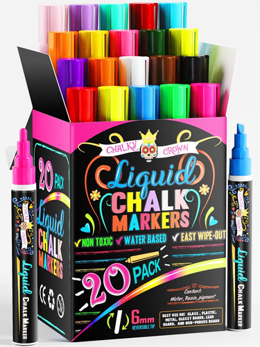 Marcadores Chalky Crown Set 20 U Multi