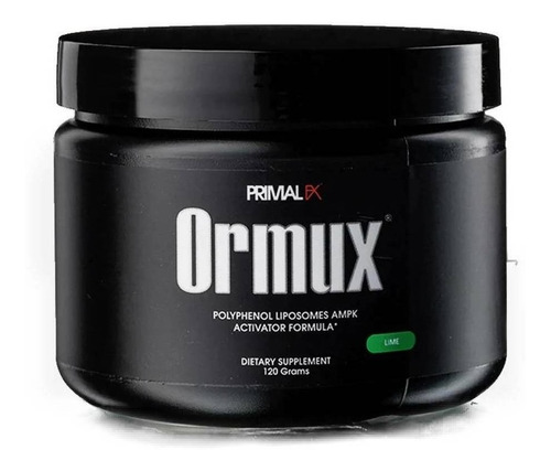 Suplemento en polvo Primal FX  Ormux carbohidratos sabor lima en pote de 120g