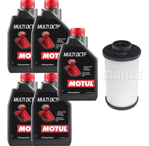 Kit Filtro De Transmision Dsg Vw Audi Motul 5l + Filtro Motu