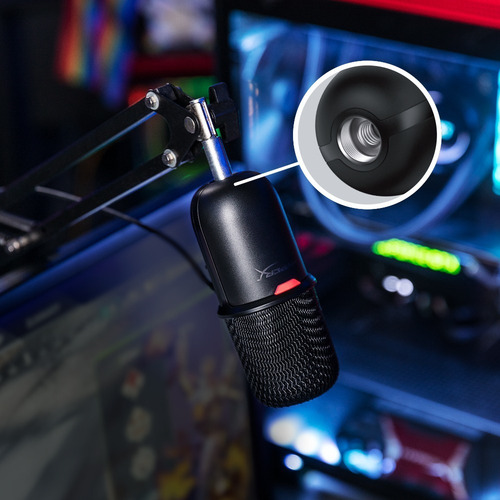 Micrófono Hyperx Solocast Condensador Usb Para Pc, Mac Y Ps4