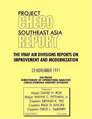 Project Checo Southeast Asia Report, De Hq Pacaf Project Checo. Editorial Books Express Publishing, Tapa Blanda En Inglés