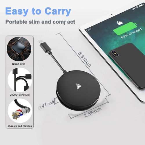 Conectado A Sem Fio Android Auto Car Ai Box Usb Smart Dongle