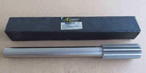 J&l Rcs-13750h Hss Chucking Reamer Ss, 12 Oal, Str Flut Ccf