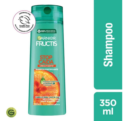 Fructis Shampoo Stop Caída Crece Fuerte 350 Ml