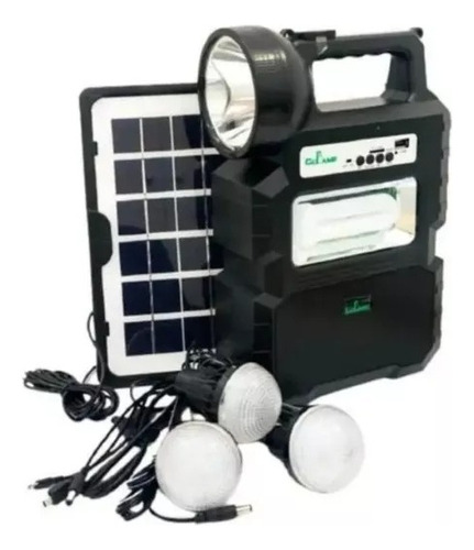 Kit Solar Camping Radio Fm Parlante Bluetooth 20 Hrs