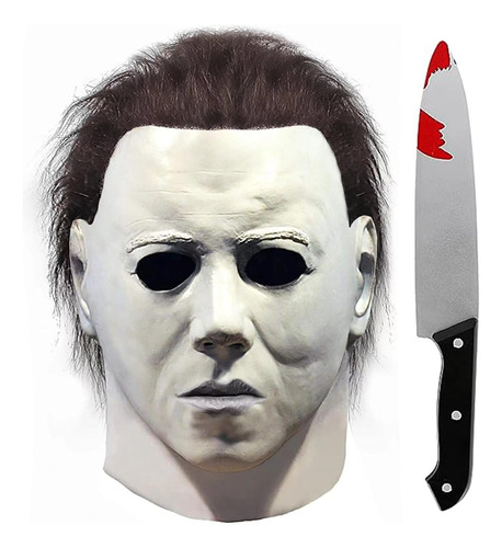 Máscara De Michael Myers, Máscara De Látex De Halloween Para