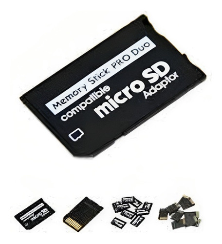 Adaptador Micro Sd A Memory Stick Pro Duo Para Cámaras