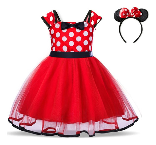 Vestido De Disfraz De Ratón Fantasy Mouse Para Niña, Disfraz