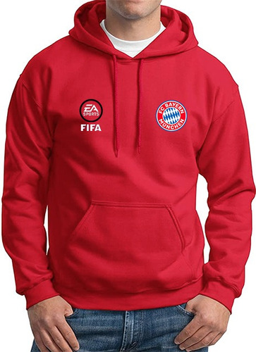 Buzo Hoodie Capota Bayern Munich Fc Fifa Ea Sports Hombre