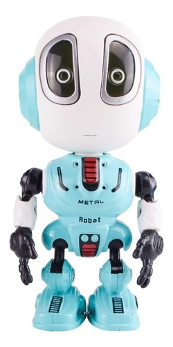 Robot Metalico Con Sensor Táctil, Grabación De Voz Didáctico