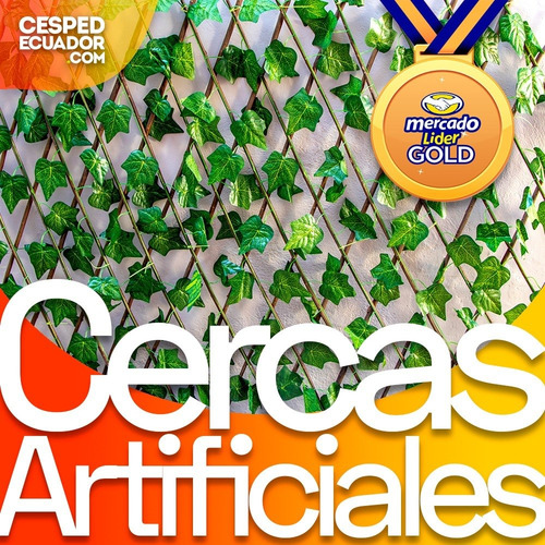 Imagen 10 de 10 de Cercas Con Enredaderas Artificiales