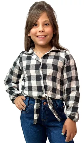 Camisa Xadrez Infantil Menina: Promoções