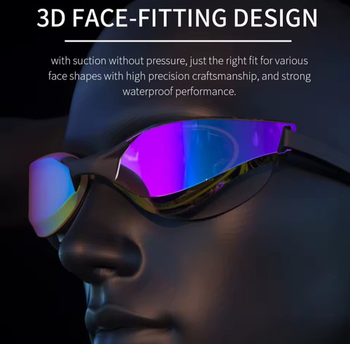 Goggles De Natación Blanco Con Gris