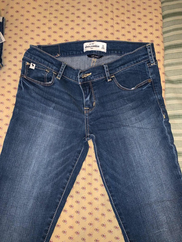 Jeans Abercrombie Strecht Tubito Talla 16 Niña