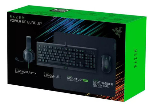 Kit De Gamer (teclado, Mouse Y Audifonos)power Up Bundle (au