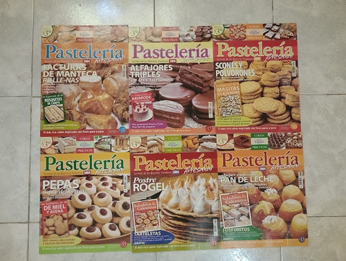 Lote 25 Revistas De Pastelería Artesanal +10 Tomos Extras (Usado)