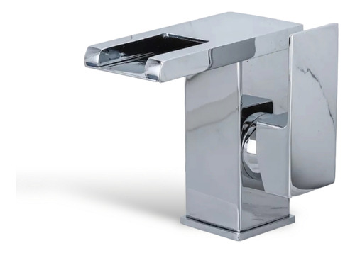 Llave Monomando Lavamanos Cascada Recta Cromada Fk