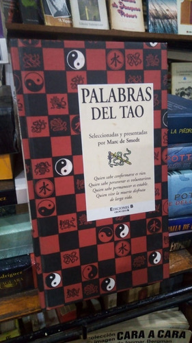 Palabras Del Tao  Ediciones B Tapa Dura 