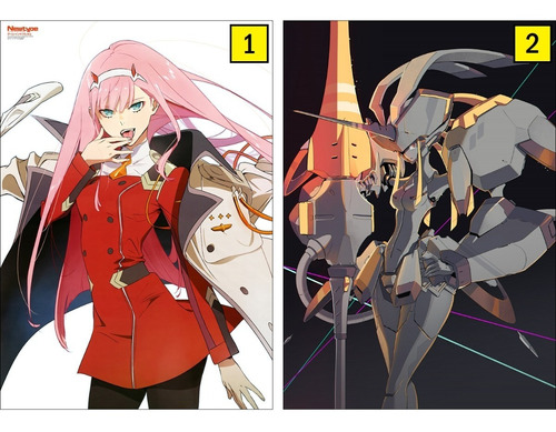 Posters A3 29x42cm Anime Darling In The Franxx #1 Niponmania