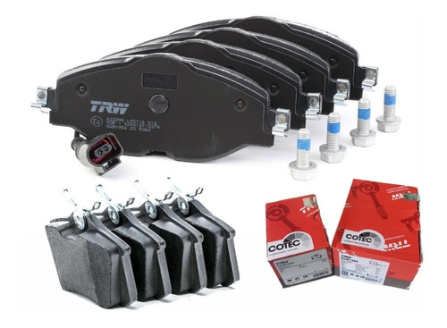 Kit Balatas Trw Vw Golf Variant 2.0 Tdi  Delanteras Traseras