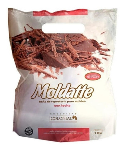 Chocolate Moldatte Leche X1kg - Cotillón Waf