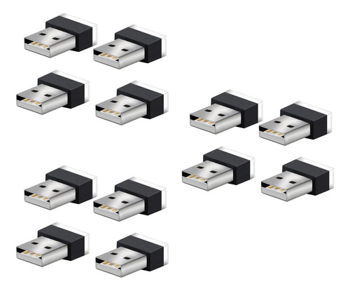 Nuevo 12 Piezas De Iluminación Usb Luces Interiores Luz