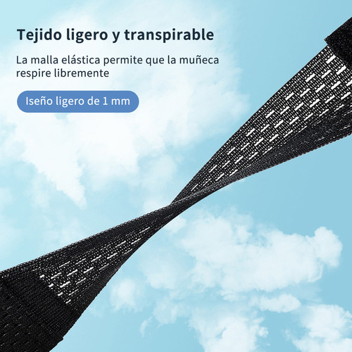 De Par Polainas Munequeras Gym Elastic Transpirables