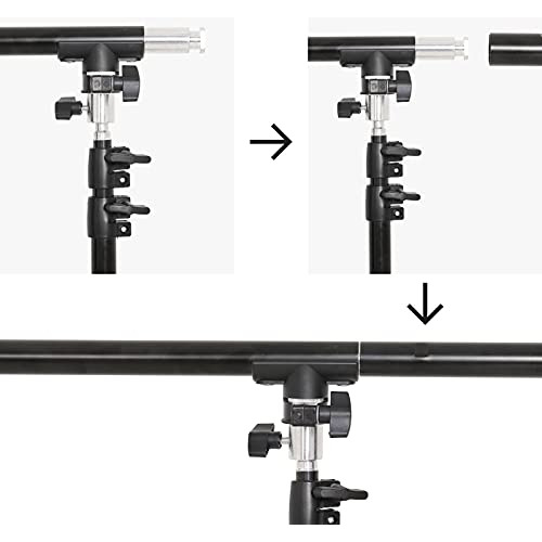 T Shape Soporte Fondo Ajustable Para Fotografia 5 8.5 4