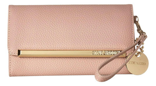 Carteira Feminina Com Três Dobras Com Logobar Steve Madden