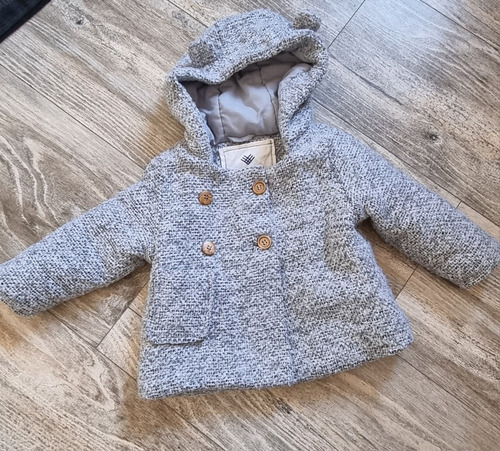 Campera Niña Osito Gris Bas 24 Meses