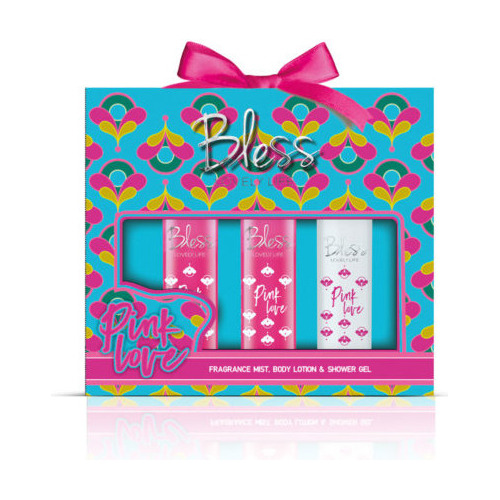 Bless Pink Love Body Splash + Shower Gel + Body Lotion