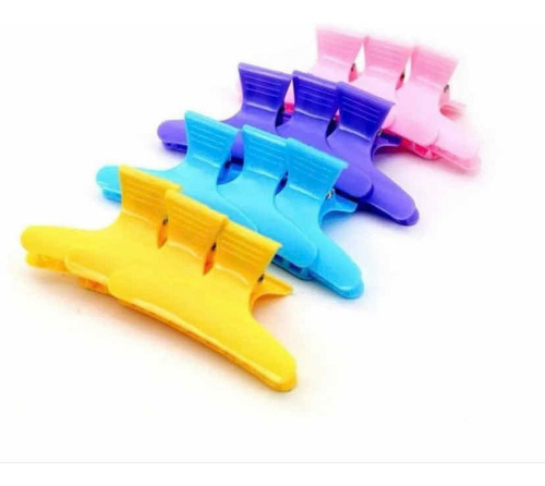 Imagen 1 de 1 de Set 12 Tomadores De Cabello Colores