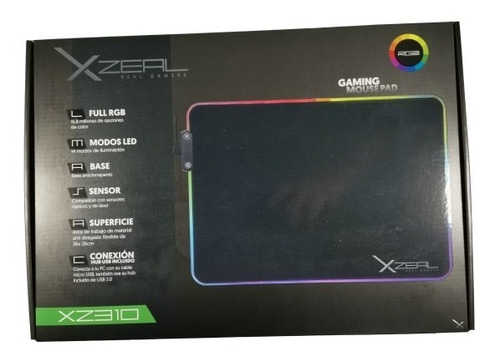 Imagen 1 de 3 de Gaming Mouse Pad Rgb Xzeal