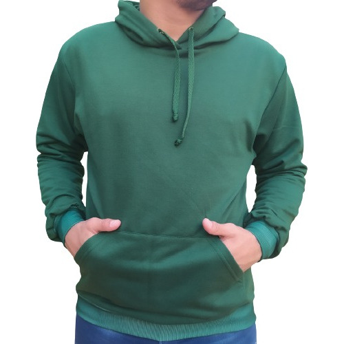 Elegante Buzo Hoodies Color Verde, Estilo Y Comodidad