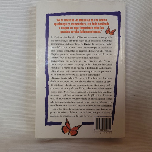 Imagen 3 de 10 de En El Tiempo De Las Mariposas Julia Alvarez Atlantida 7ma Ed