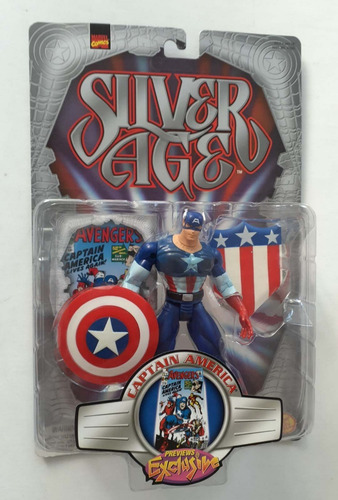 Marvel Silver Age / Capitan America - Hulk / Toy Biz (Usado)