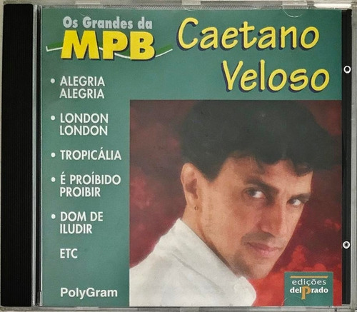Cd Caetano Veloso Os Grandes Da M Caetano Veloso