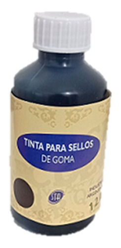 Tinta Para Sellos De Goma X120cc 