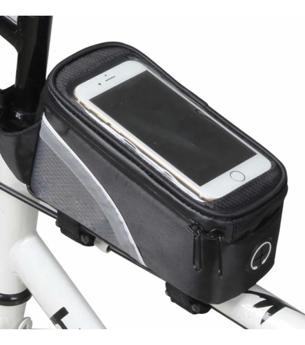Bolsa Portacelular Para Bicicleta Con Conector De Auricular