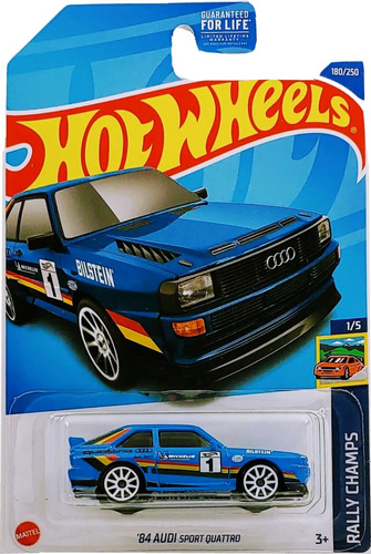 Hotwheels Carro 84 Audi Sport Quattro + Obsequio 
