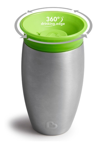 Imagem 2 de 6 de Copo 360 Munchkin Térmico Inox Miracle Cup +12m Envio 24h