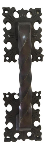 Puxador Bronze Oxidado 22cm X 6,5cm Para Portas E Móveis