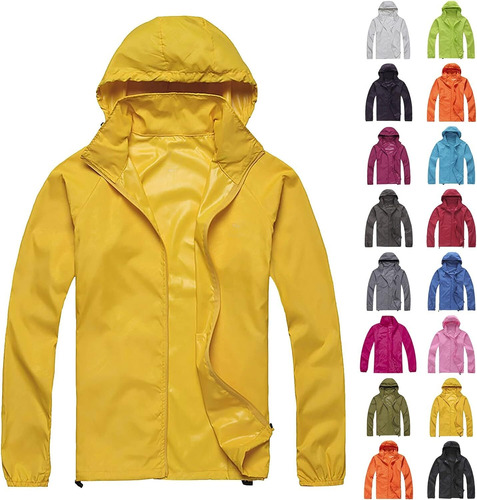 Chaqueta Cortavientos Ultraligera Impermeable For Mujer,